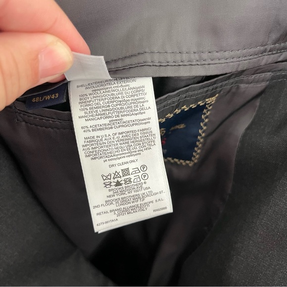 Brooks Brothers Madison 1818 Wool Men's Blazer Sports Coat - Picture 11 of 12